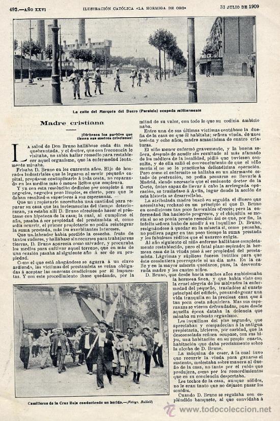 Coleccionismo de Revistas y Peri&oacute;dicos: SEMANA TRAGICA 1909 BARCELONA  PARALELO RETAL REVISTA