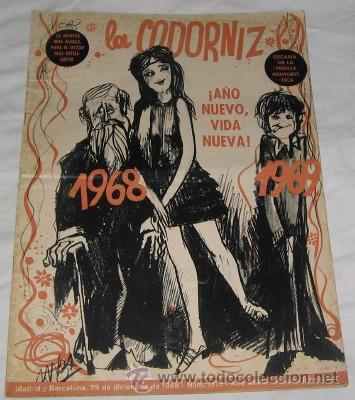 Coleccionismo de Revistas y Peri&oacute;dicos: LA CODORNIZ  N&ordm; 1415, DE 1968