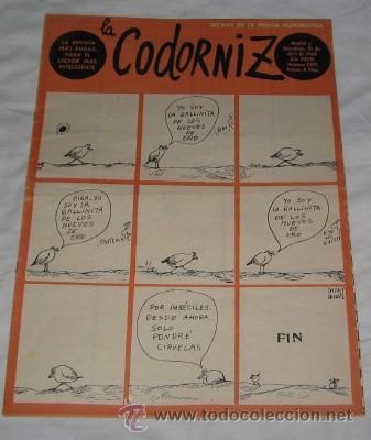 Coleccionismo de Revistas y Peri&oacute;dicos: LA CODORNIZ  N&ordm; 1379 , DE 1968