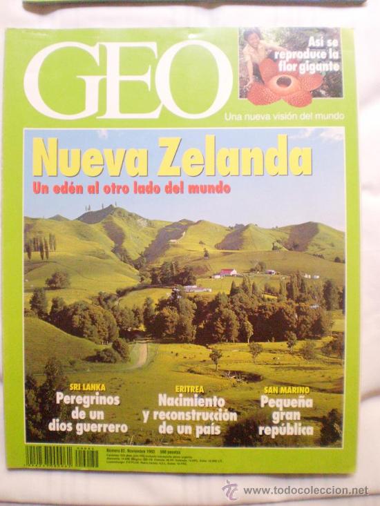 Coleccionismo de revistas y peri&oacute;dicos: REVISTA GEO NOVIEMBRE 1993..