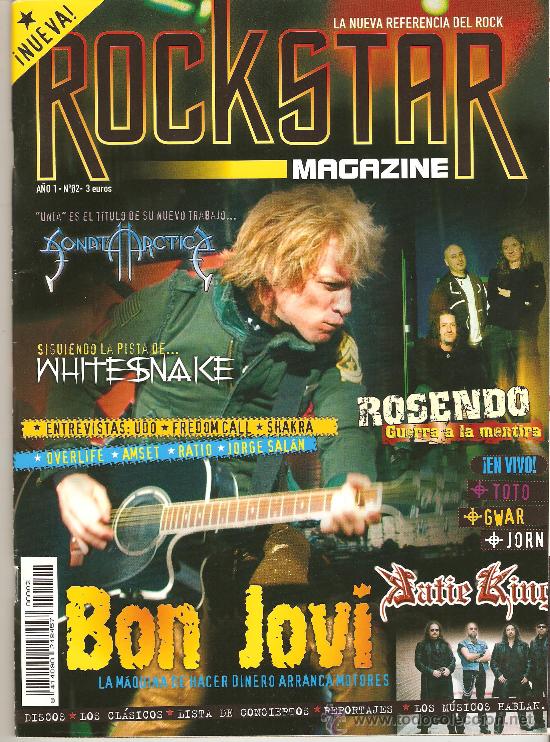 Collezionismo di Riviste e Giornali: REVISTA , ROCKSTAR - MAGAZINE, LA NUEVA REFERENCIA DEL ROCK