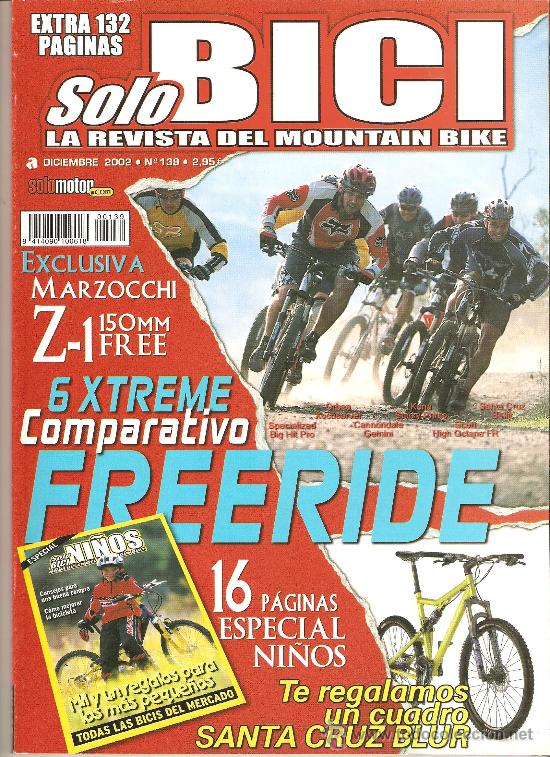 Coleccionismo de Revistas y Peri&oacute;dicos: SOLO BICI , LA REVISTA DEL MOUNTAIN BIKE N&ordm; 139 DICIEMBRE 2002