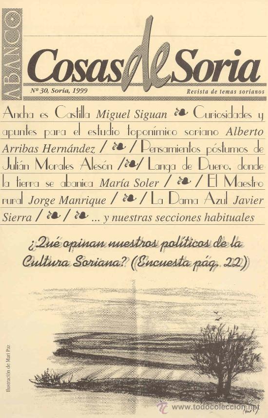 Coleccionismo de revistas y peri&oacute;dicos: Abanco /Cosas de Soria n&ordm; 30