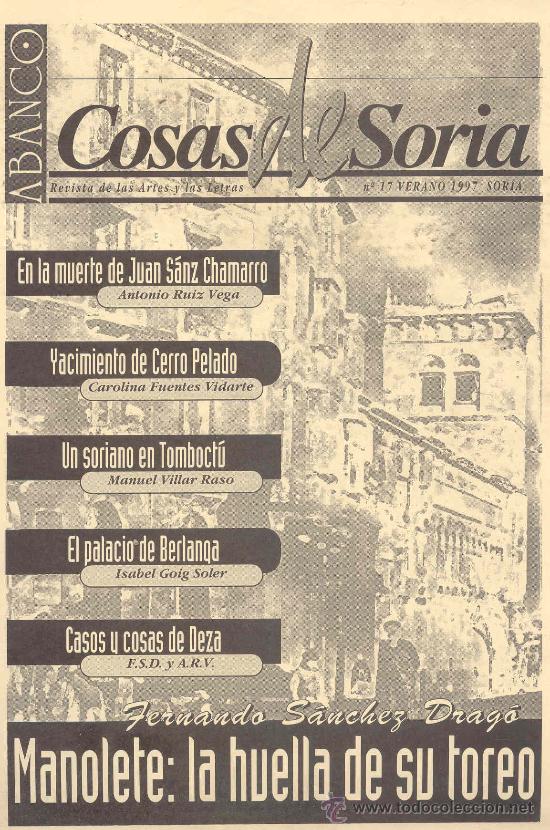Coleccionismo de revistas y peri&oacute;dicos: Abanco /Cosas de Soria n&ordm; 17
