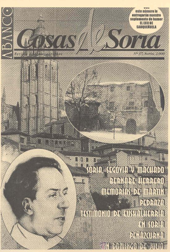 Coleccionismo de revistas y peri&oacute;dicos: Abanco / Cosas de Soria n&ordm; 37