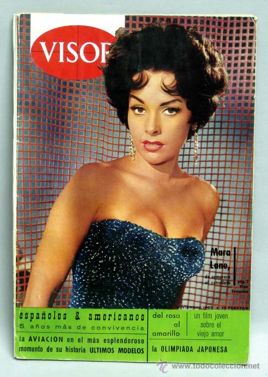 Collection Magazines and Newspapers: Visor revista n&ordm; 19 noviembre 1963 con Mara Lane en portada aviaci&oacute;n &uacute;ltimos modelos