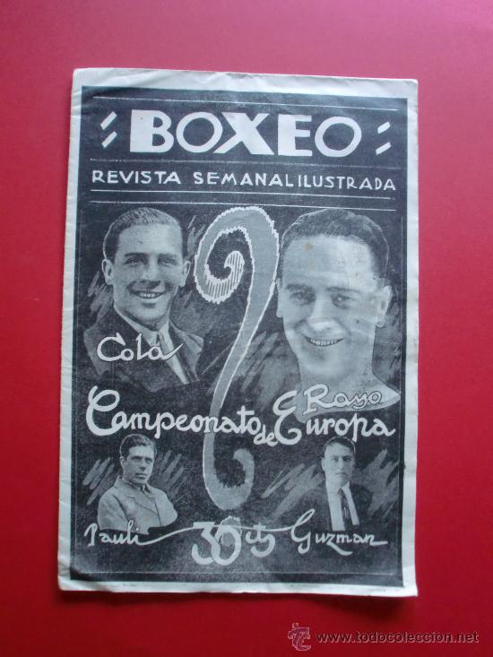 Collezionismo di Riviste e Giornali: BOXEO 11/10/1927 N&ordm; 133 PAGINAS CENTRALES JACK DEMPSEY GENE TUNNEY