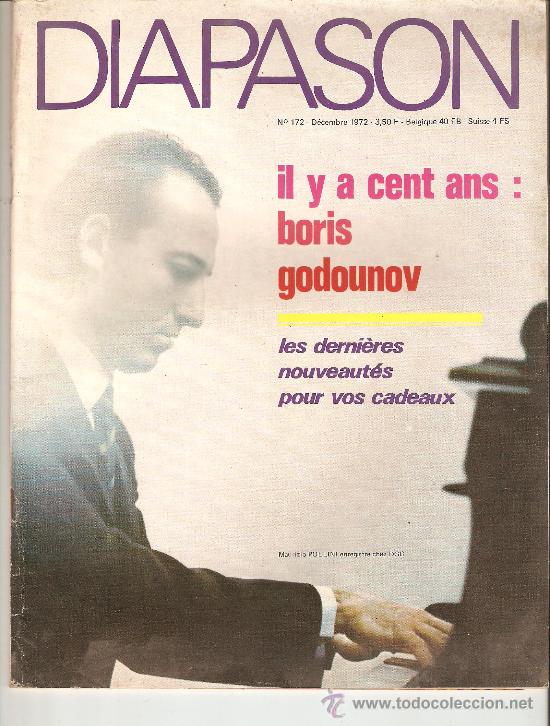Coleccionismo de Revistas y Peri&oacute;dicos: REVISTA, DIAPASON N&ordm; 172 D&Eacute;CEMBRE 1972