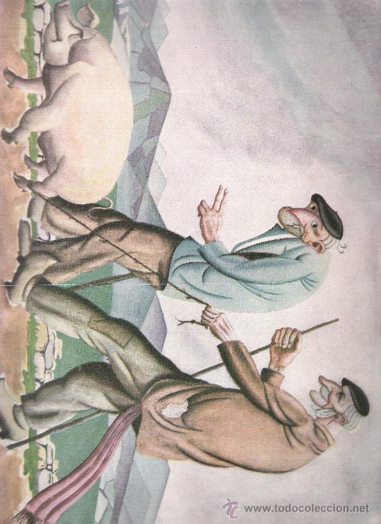 Coleccionismo de revistas y peri&oacute;dicos: HOJA DE REVISTA - CAMINO DEL MERCADO POR MAXIMO VIEJO - 33,6 X 24,6 CM.