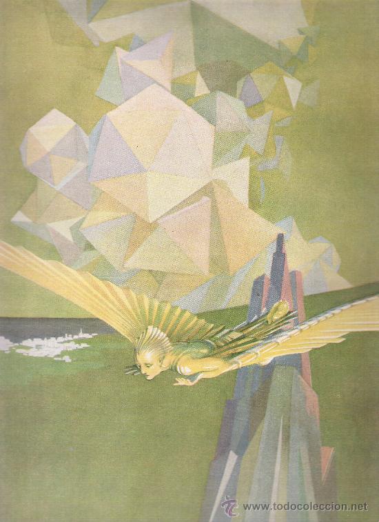 Colecionismo de Revistas e Jornais: HOJA DE REVISTA - ALEGORIA DE MAXIMO RAMOS - 33,6 X 24,6 CM.