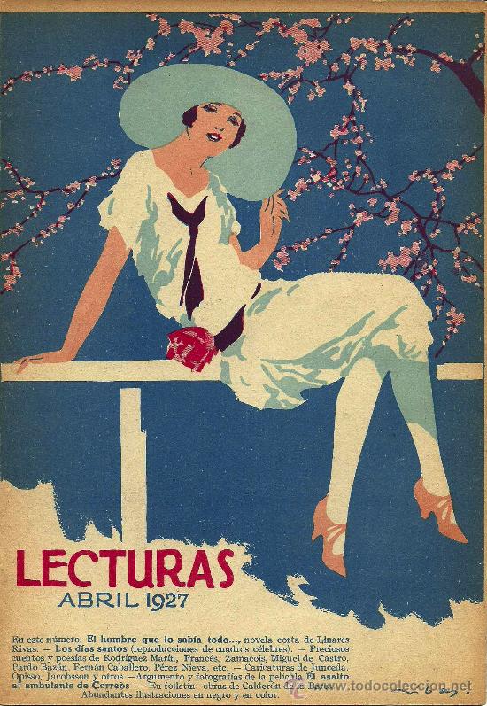 Coleccionismo de revistas y peri&oacute;dicos: Ilustraci&oacute;n de cubierta F. Ribas - 1927