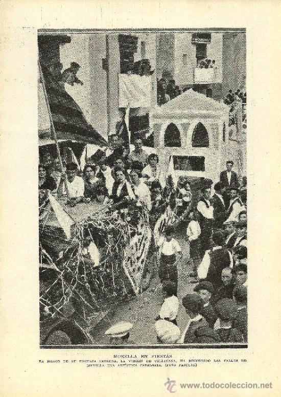Coleccionismo de revistas y peri&oacute;dicos: * MORELLA, Castell&oacute;n * Fiestas en honor a la Virgen de Vallivana - 1933