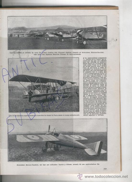 Coleccionismo de revistas y peri&oacute;dicos: REVISTA 1916 ESCUELA DE  SANT HIPOLIT DE VOLTREGA AVIACION LA ESCALA ESQUI EN RIBAS NARANJAS