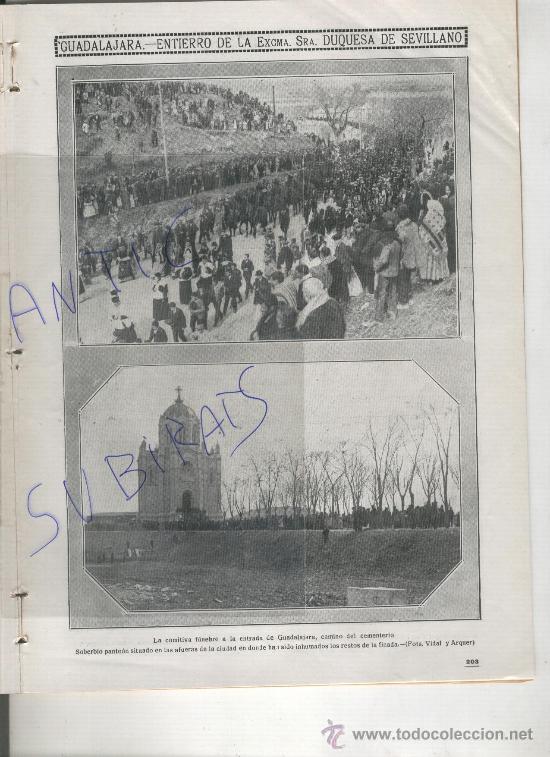 Coleccionismo de Revistas y Peri&oacute;dicos: REVISTA 1916 FALLAS DE VALENCIA EXPLORADORES ENTIERRO DE LA DUQUESA DE SEVILLANO GUADALAJARA MOSAICO