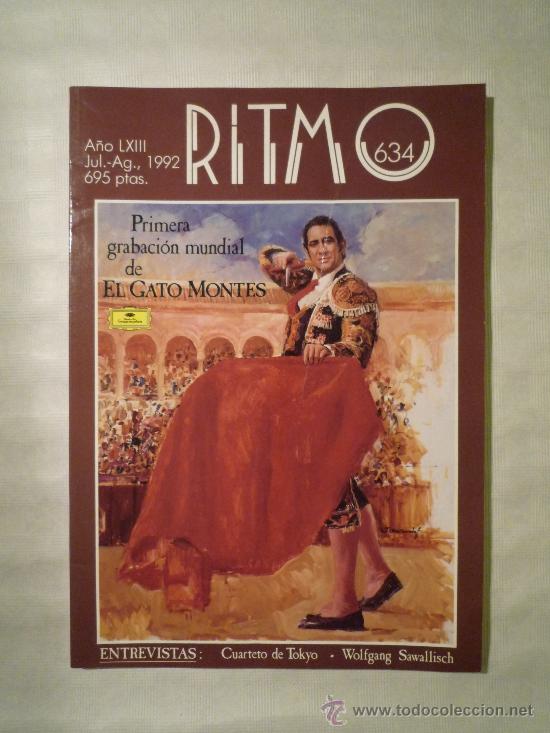 Collezionismo di Riviste e Giornali: Revista Ritmo, n&uacute;mero 634 de julio-agosto de 1992.