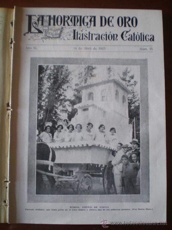 Coleccionismo de revistas y peri&oacute;dicos: LA HORMIGA DE ORO N&ordm; 15 (14/4/23) MURCIA MELILLA FRANCICO DE SALES RETAMARES FOTOGRAFIA SEVILLA