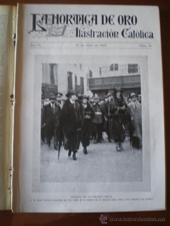 Coleccionismo de revistas y peri&oacute;dicos: LA HORMIGA DE ORO N&ordm; 16 (21/4/23) SEVILLA MONTJUICH TABLADA AVIACION VICH BARCELONA RUSIA