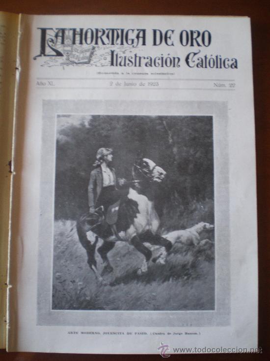 Coleccionismo de revistas y peri&oacute;dicos: LA HORMIGA DE ORO N&ordm; 22 (2/6/23) MELILLA CEUTA BARCELONA ALMONTE ROCIO VALLIRANA EIBAR TORTOSA