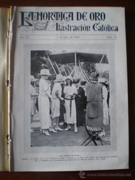 Coleccionismo de revistas y peri&oacute;dicos: LA HORMIGA DE ORO N&ordm; 27 (7/07/23) SALAMANCA MARQUES VALDEIGLESIAS VALENCIA IRUN MEXICO GONTRAN AZUL