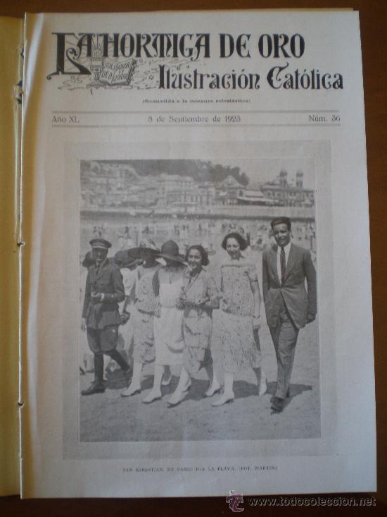 Coleccionismo de revistas y peri&oacute;dicos: LA HORMIGA DE ORO N&ordm; 36 (8/09/23) MELILLA SAN SEBASTIAN VALENCIA MADRID JAPON BARCELONA
