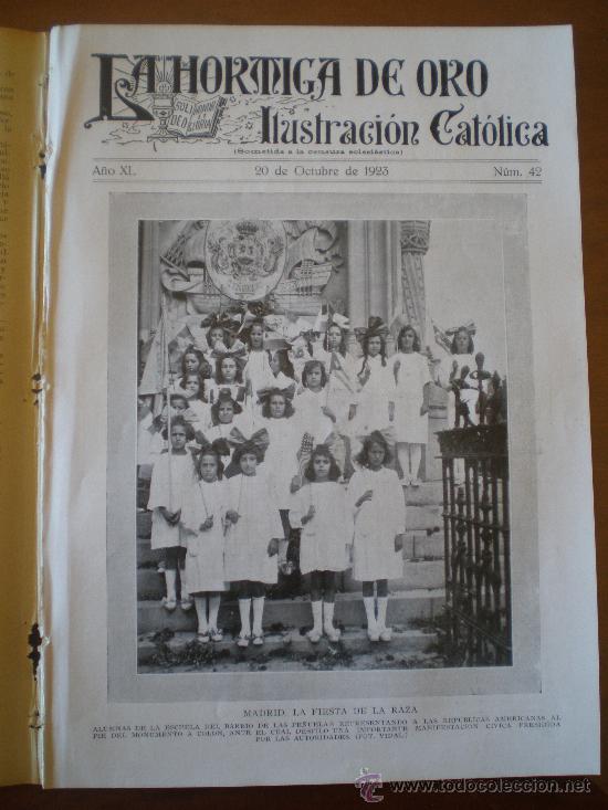 Coleccionismo de revistas y peri&oacute;dicos: LA HORMIGA DE ORO N&ordm; 42 (20/10/23) MELILLA GERONA SAN JUAN DE LAS ABADESAS GUARDIA CIVIL VALLDOLID