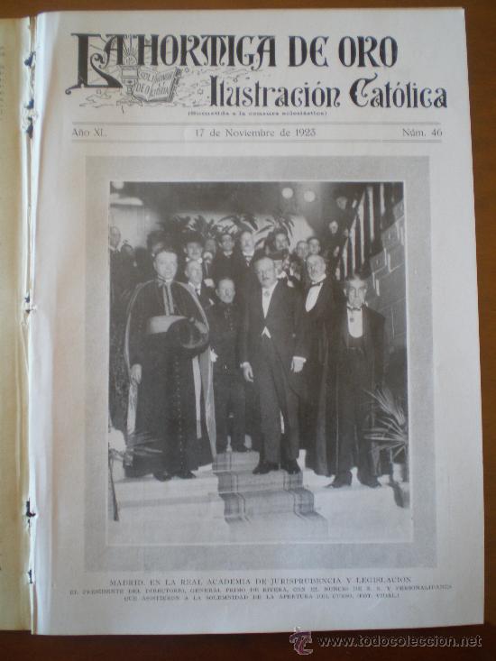 Coleccionismo de revistas y peri&oacute;dicos: LA HORMIGA DE ORO N&ordm; 46 (17/11/23) CARTAGENA VALENCIA HIDROAVION VILLANUEVA Y GELTRU BARCELONA