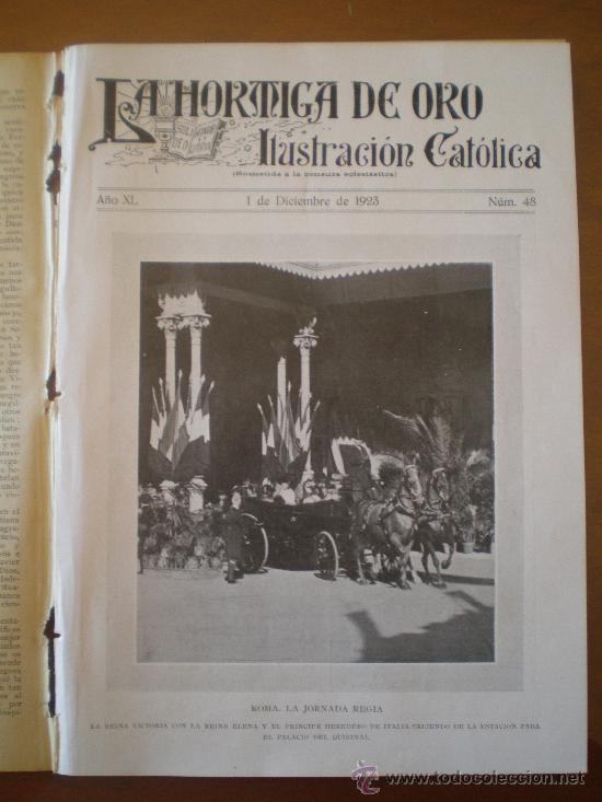 Coleccionismo de revistas y peri&oacute;dicos: LA HORMIGA DE ORO N&ordm; 48 (01/12/23) ROMA ALFONSO XIII SEVILLA BARCELONA