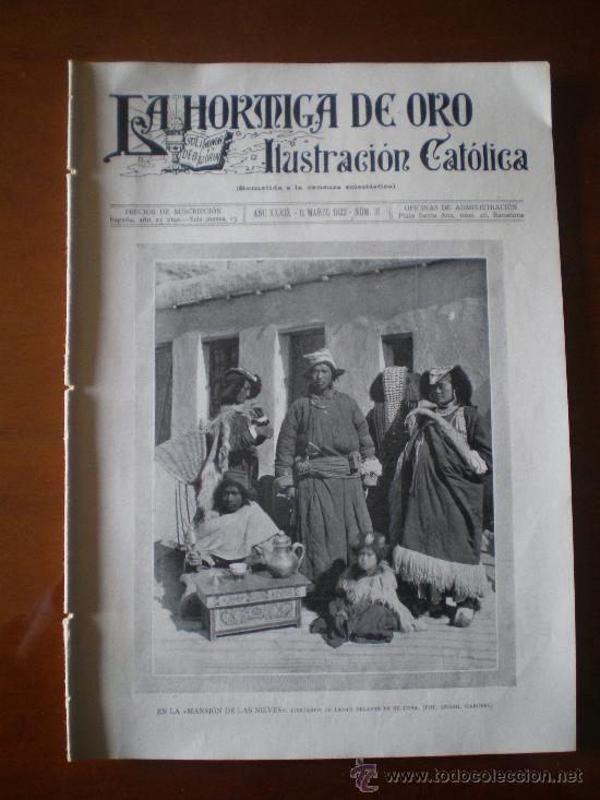 Coleccionismo de revistas y peri&oacute;dicos: LA HORMIGA DE ORO N&ordm; 10 (11/3/22) SANTA COLOMA TARRAGONA BELLESGUART ALICANTE RUBI MELILLA HIMALAYA