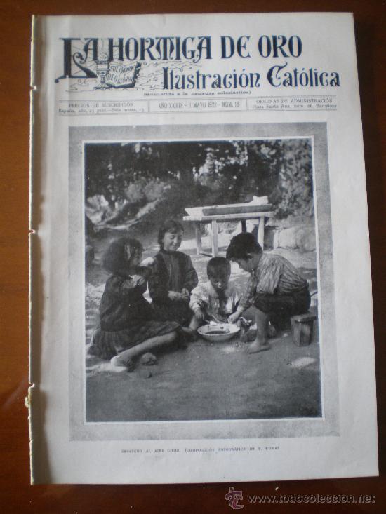 Coleccionismo de revistas y peri&oacute;dicos: LA HORMIGA DE ORO N&ordm; 18 (06/05/22) MELILLA REINA VICTORIA FUTBOL ARDANAZ AVILA ARENAS DE SAN PEDRO