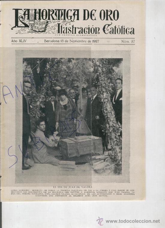 Coleccionismo de revistas y peri&oacute;dicos: REVISTA 1927 JUAN DE VALERA CABRA CORDOBA LAS PLANAS JATIVA CANET DE MAR MALUENDA DURANGO SESTAO