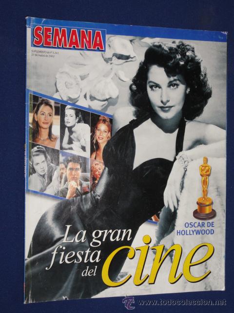 Coleccionismo de Revistas y Peri&oacute;dicos: REVISTA SEMANA N&ordm; 3241 - 27 DE MARZO 2002 - LA GRAN FIESTA DEL CINE