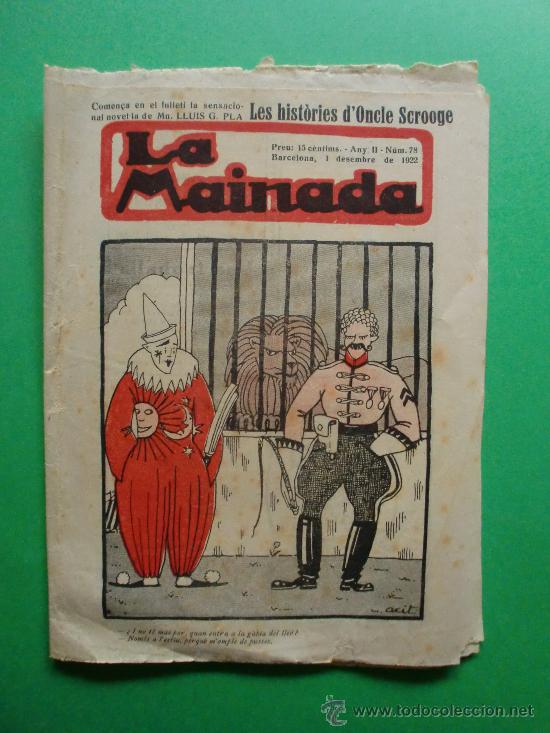 Sammeln von Zeitschriften und Zeitungen: LA MAINADA N&ordm; 78 1 DE DESEMBRE DE 1922
