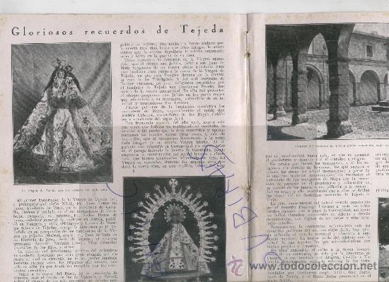 Collectionnisme de Revues et Journaux: REVISTA. A&Ntilde;O 1930. O&Ntilde;A.CALATAYUD.SAN I&Ntilde;IGO.VIRGEN DE TEJEDA. CUEVA DEL RISCO. CUENCA.