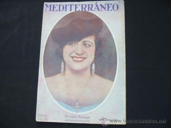 Collectionnisme de Revues et Journaux: MEDITERRANEO - N&ordm; 59 - 14 ENERO 1928 - FIESTA DE REYES EN BARCELONA