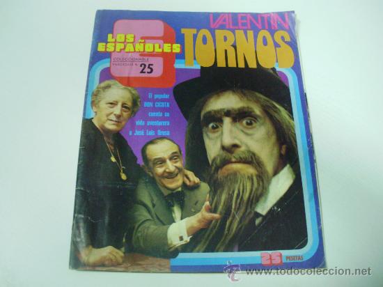 Coleccionismo de Revistas y Peri&oacute;dicos: LOS ESPA&Ntilde;OLES - N&ordm; 25 - VALENTIN TORNOS - EL POPULAR DON CICUTA CUENTA SU VIDA - A&Ntilde;O 1.973