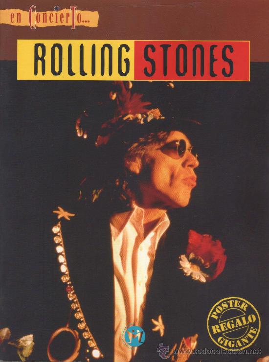 Coleccionismo de revistas y peri&oacute;dicos: EN CONCIERTO&hellip;ROLLING STONES  EDITORIAL LA MASCARA