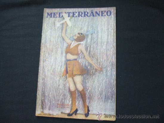 Collectionnisme de Revues et Journaux: MEDITERRANEO - N&ordm; 61 - 28 ENERO 1928 - PORTADA, YOLA D'AVRIL, ARTISTA DE CINE