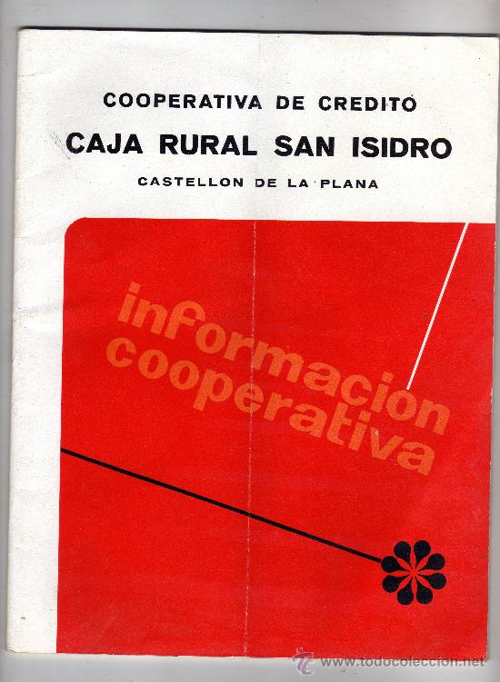 Coleccionismo de revistas y peri&oacute;dicos: INFORMACION COOPERATIVA AGRICOLA SAN ISIDRO,CASTELLON.DICIEMBRE 1979.36 PAGINAS.