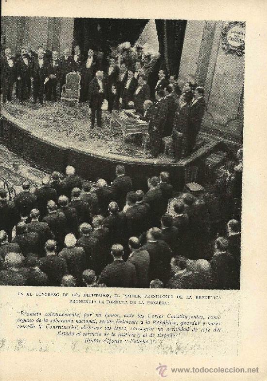 Collection Magazines and Newspapers: La promesa del presidente de la Rep&uacute;blica en el Congreso [Niceto Alcal&aacute;-Zamora]- 1931