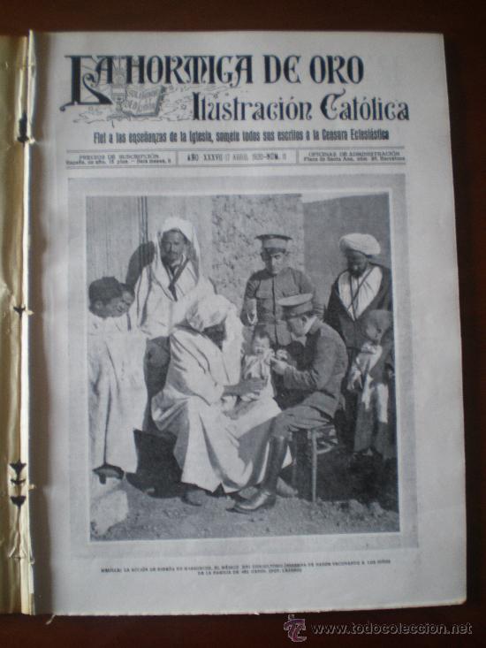 Coleccionismo de revistas y peri&oacute;dicos: LA HORMIGA DE ORO N&ordm; 11 (17/04/20) ALICANTE MURCIA MELILLA EIBAR SAN SEBASTIAN GUADALAJARA MADRID