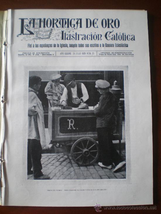 Coleccionismo de revistas y peri&oacute;dicos: LA HORMIGA DE ORO N&ordm; 25 (24/07/20) ROQUETAS TORTOSA CALDAS MONTBUY BURGOS SOE URGEL SALOU VICH