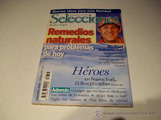 Coleccionismo de Revistas y Peri&oacute;dicos: Selecciones Readers Digest       /   Diciembre   2001