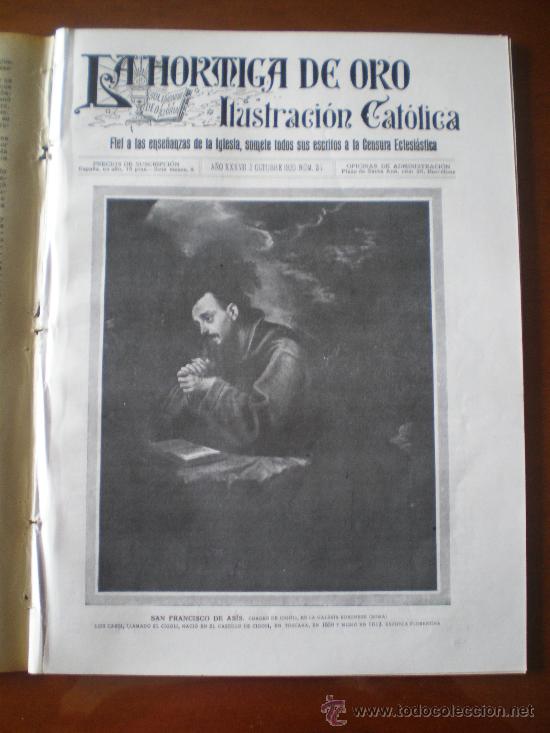 Coleccionismo de revistas y peri&oacute;dicos: LA HORMIGA DE ORO N&ordm; 35 (2/10/20) VALENCIA ARROZ ZARAGOZA VALLADOLID GUADALAJARA VILLAFRANCA AVILA