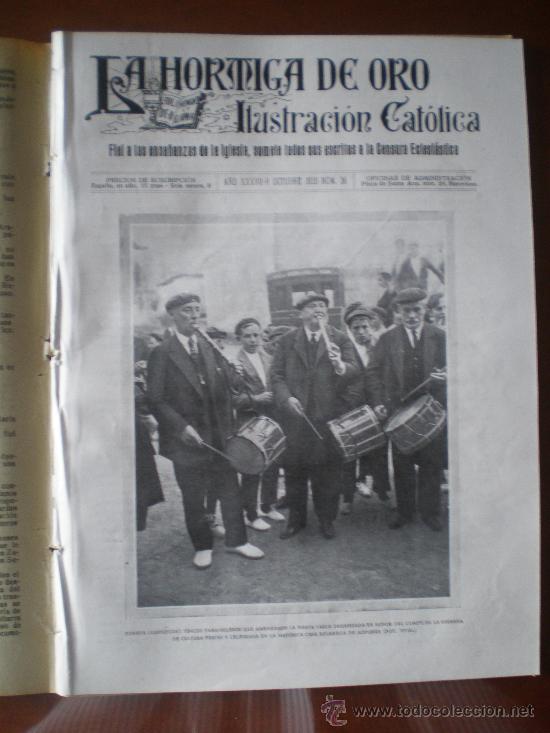 Coleccionismo de revistas y peri&oacute;dicos: LA HORMIGA DE ORO N&ordm; 36 (9/10/20) ZUBIETA VICH DEVA VILLARREAL URRECHUA GUADALAJARA APATAMONASTERIO