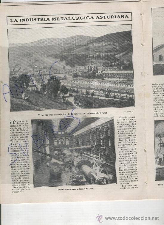 Colecionismo de Revistas e Jornais: REVISTA 1908 URUMEA FERROL CA&Ntilde;ONES DE TRUBIA PUENTE CORIA ALAGON TOSSA DE MAR TOSA MACARENA SEVILLA