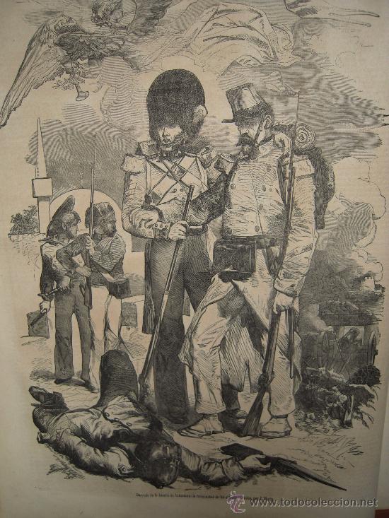 Collectionnisme de Revues et Journaux: * MILITARIA * GUERRA DE CRIMEA *  Despu&eacute;s de la batalla de Inkerman - 1855