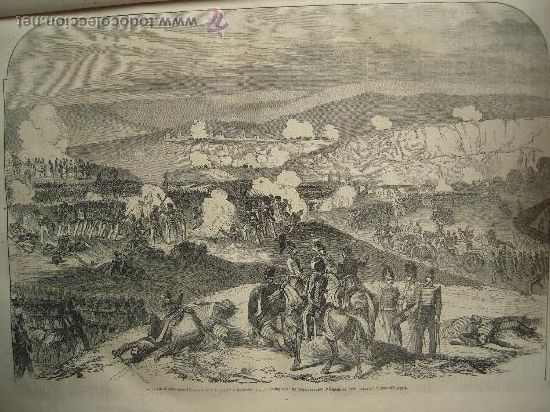 Collezionismo di Riviste e Giornali: * MILITARIA * La batalla de Inkerman el 5 de noviembre... el general Bosquet - 1855