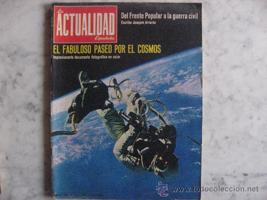 Coleccionismo de revistas y peri&oacute;dicos: ACTUALIDAD ESPA&Ntilde;OLA,DEL FRENTE POPULAR A GUERRA CIVIL-EL COSMOS-CERRO DE LOS ANGELES,ROJO-SEAT 850