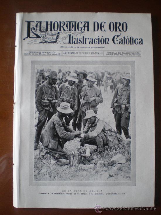 Coleccionismo de revistas y peri&oacute;dicos: LA HORMIGA DE ORO N&ordm; 46 (12/11/21) CONSTANTI TARRAGONA LA GLEVA VICH PRADILLA MELILLA LEGION