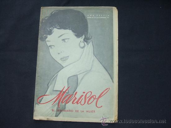 Collezionismo di Riviste e Giornali: REVISTA - MARISOL - EL SEMANARIO DE LA MUJER - 20 AL 26 SEPTIEMBRE 1954 - N&ordm; 34 -